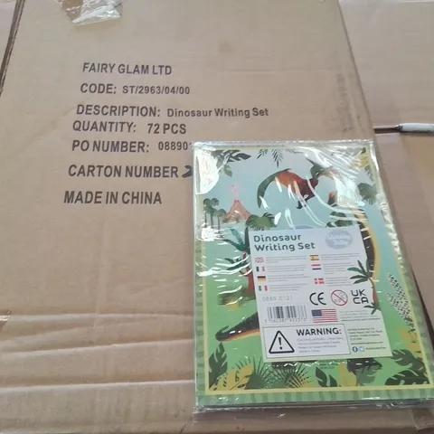 PALLET TO CONTAIN APPROXIMATELY 500 PACKS FAIRY GLAM DINOSAUR WRITING SET