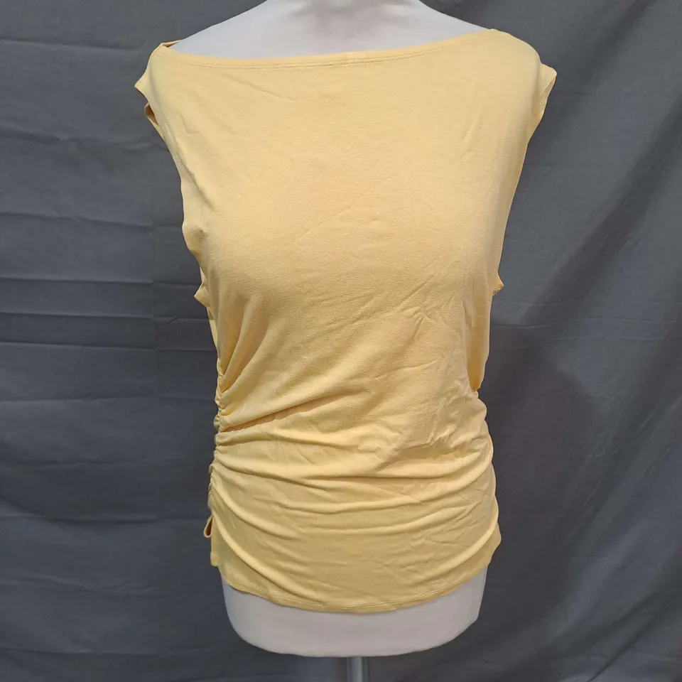 NOBODY'S CHILD SAMI TOP IN JERSEY YELLOW SIZE 12
