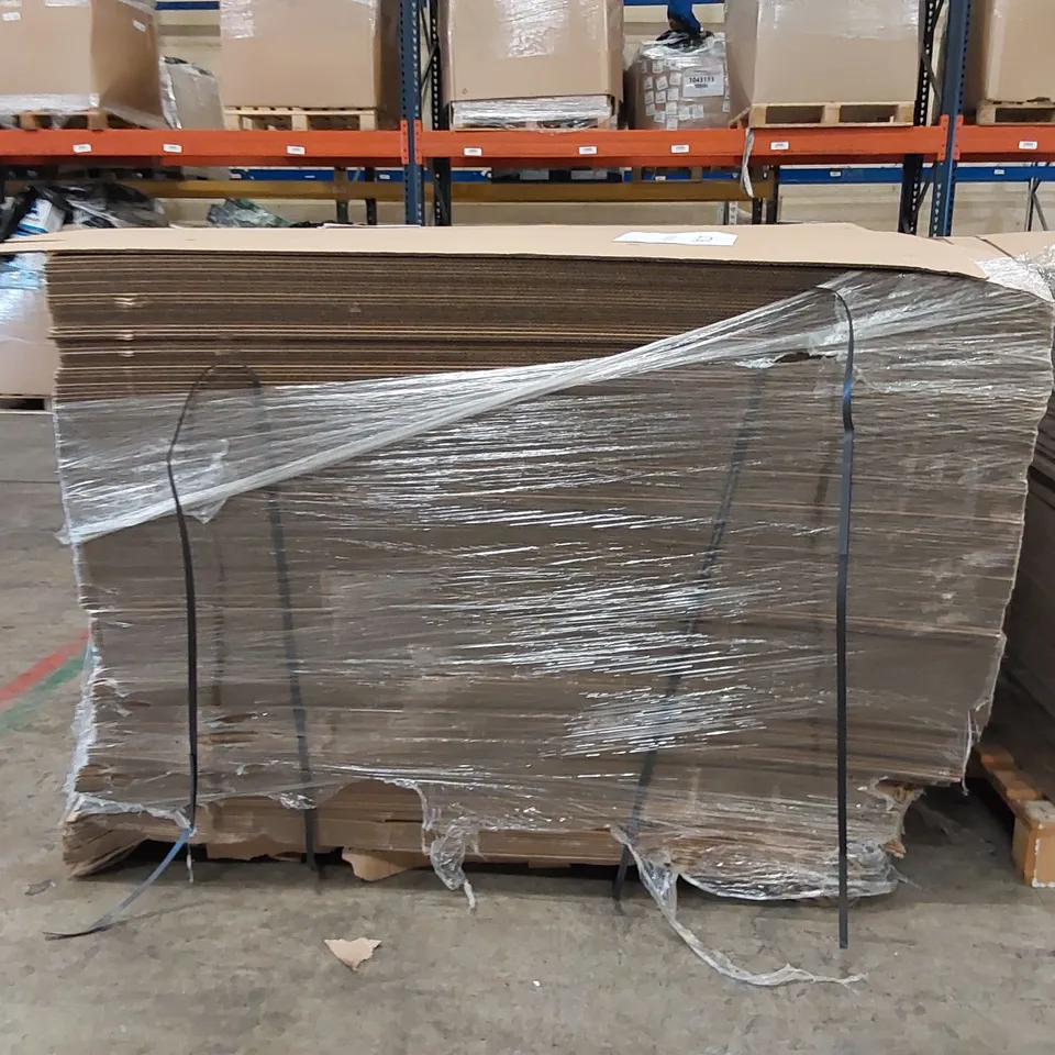 PALLET OF APPROXIMATELY 200 320X110X1365MM CARDBOARD BOXES