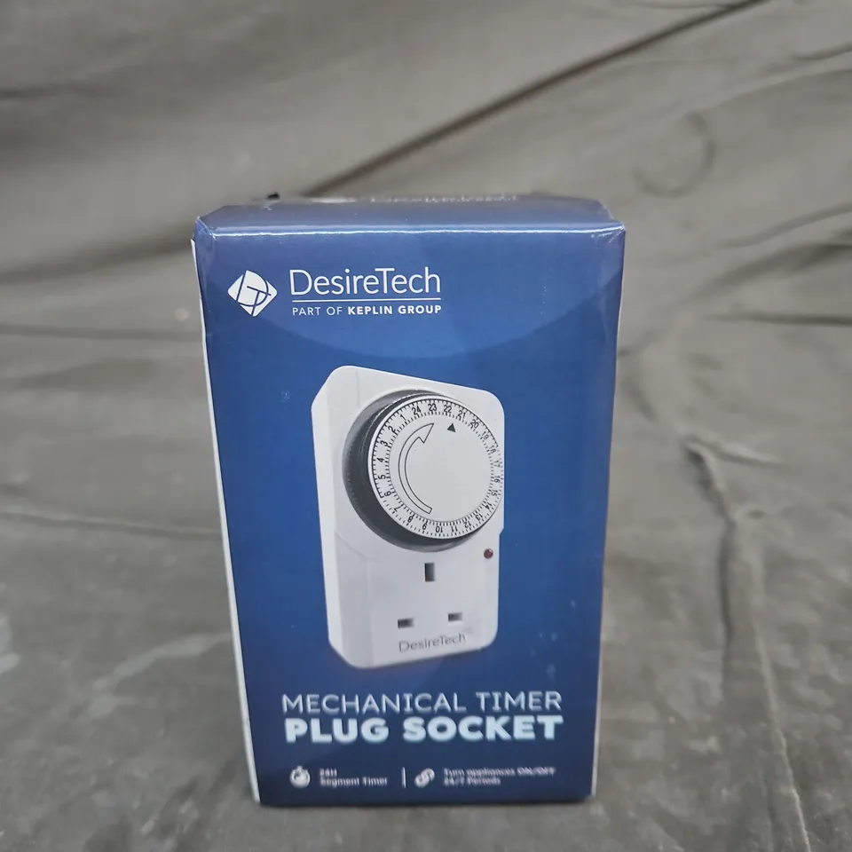 DESIRETECH MECHANICAL TIMER PLUG SOCKET – BOXED