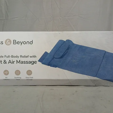 BOXED BLISS & BEYOND PORTABLE FULL-BODY HEAT & AIR MASSAGE