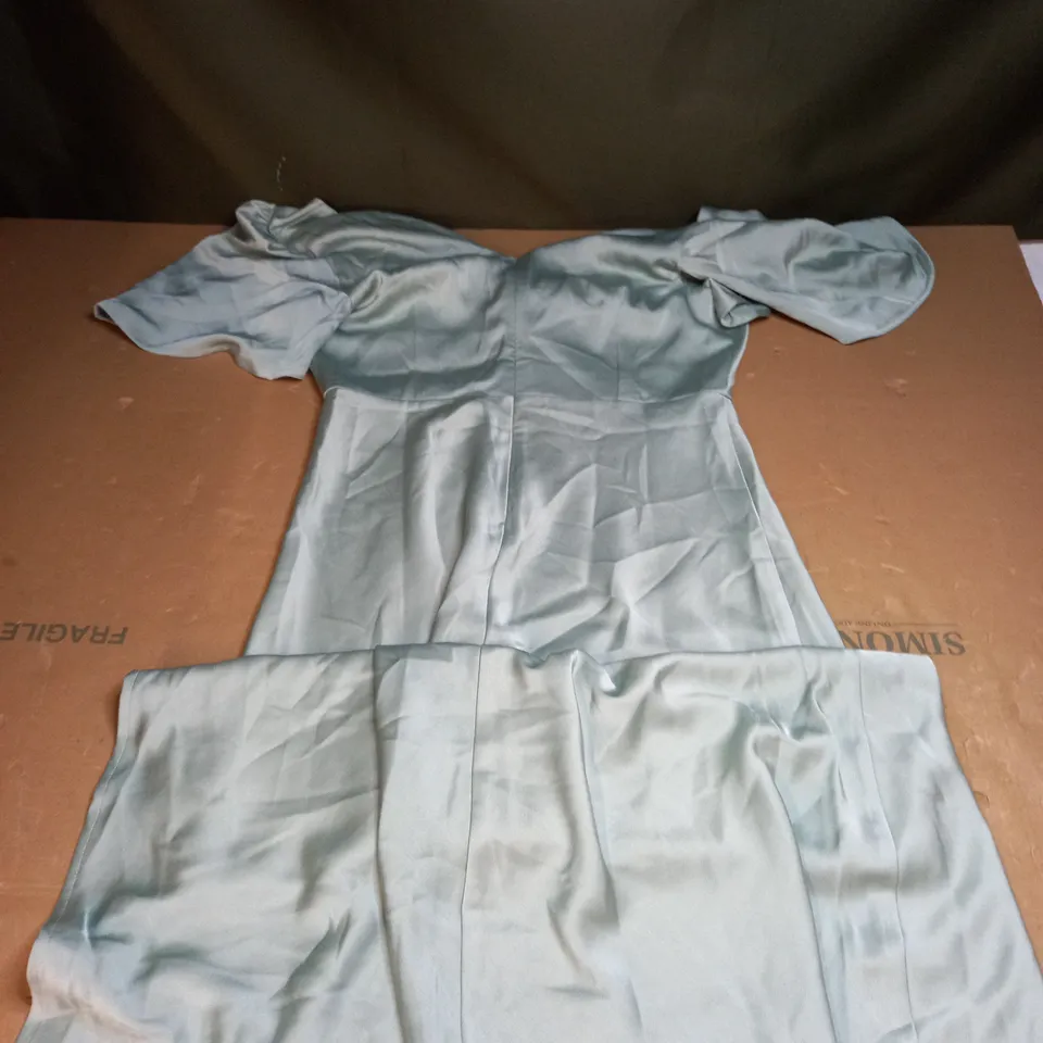 OASIS TWIST FRONT ANGEL SLEEVE MAXI DRESS SIZE 12 