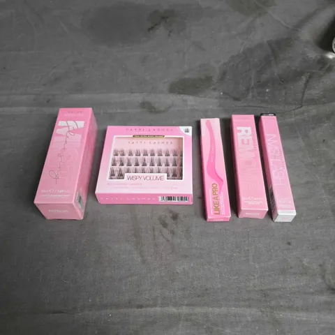 TATTI LASHES APPLICATION KIT INCLUDING - WISPY CLUSTER LASHES - INVISI-LASH ADHESIVE - BOND DISSOLVER - ETC