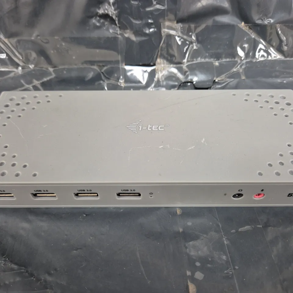 I-TEC CADUAL4KDOCKUK USB-C/-A DUAL 4K DISPLAY 13-PORT DOCKING STATION - GREY