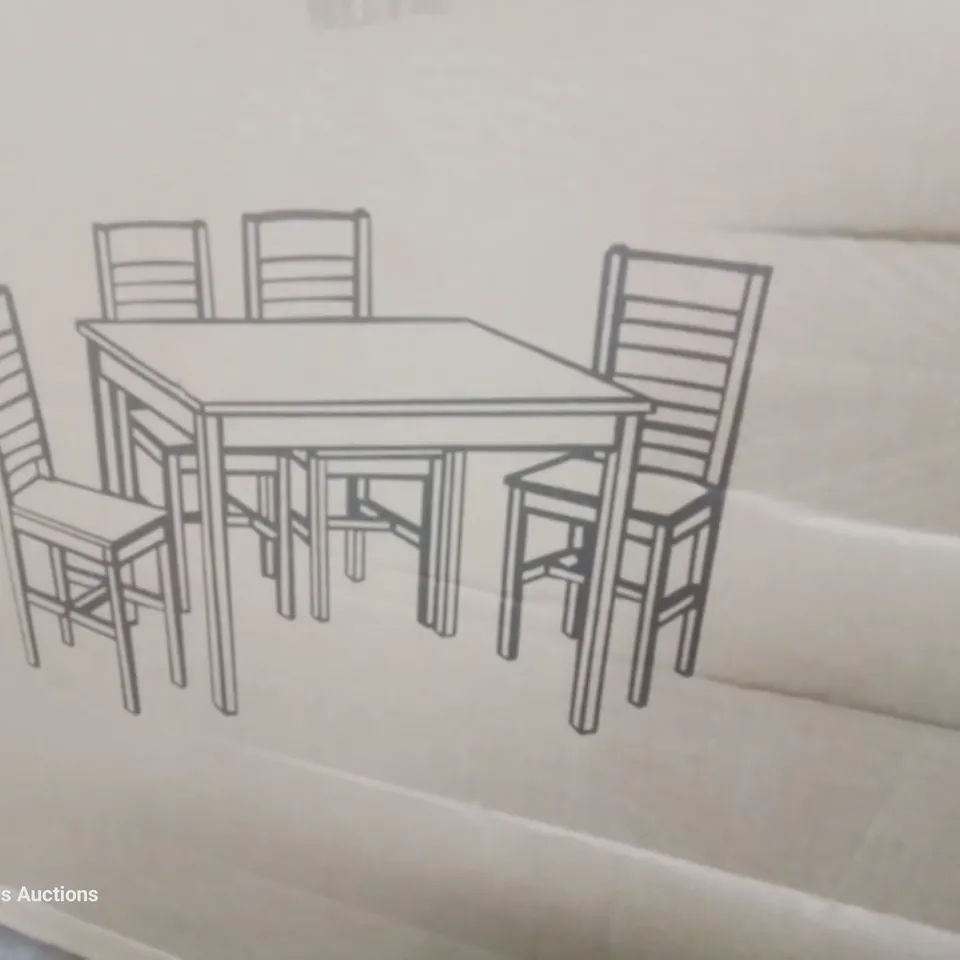 B9XED DINING TABLE SET GREY