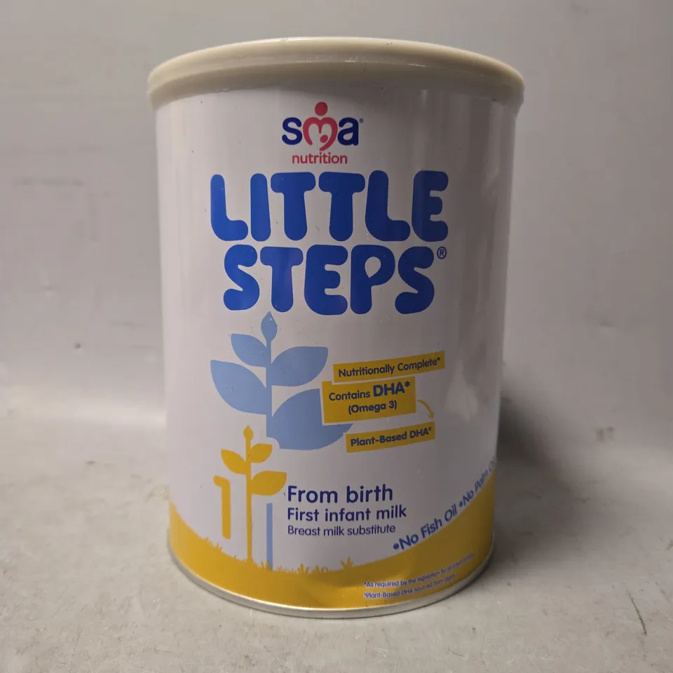 SEALED SMA LITTLE STEPS 1 FROM BIRTH FIRST INFANT MILK 