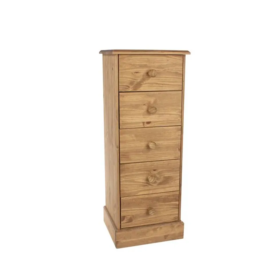 BOXED PURSLEY 5 DRAWER CHEST OF DRAWERS (1 BOX)