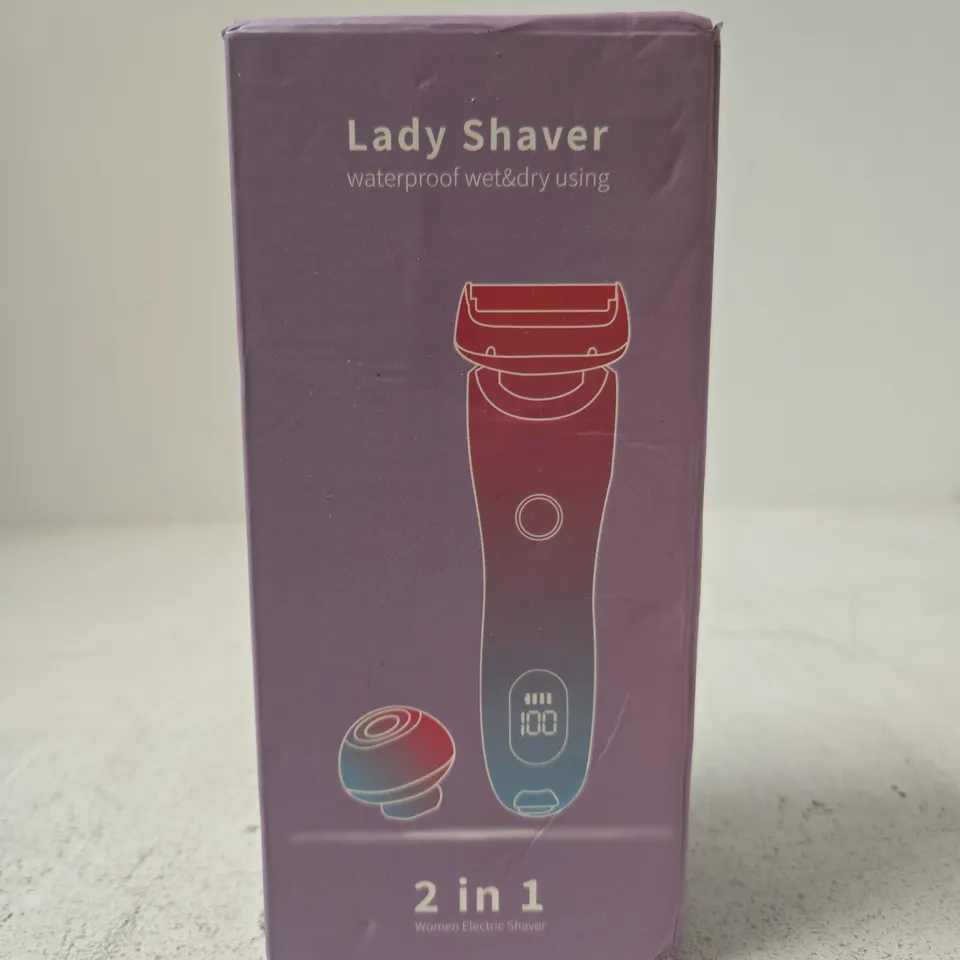 LADY SHAVER 2-IN-1 WOMEN’S ELECTRIC SHAVER 