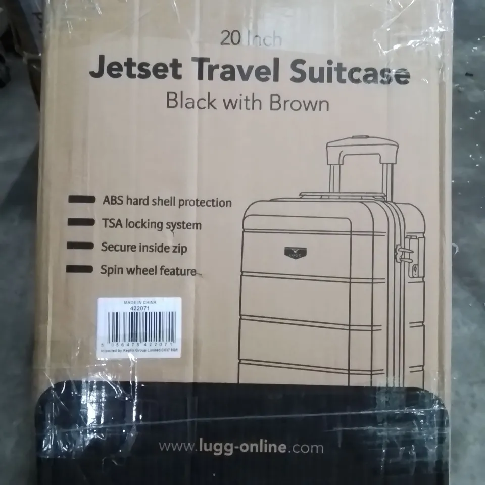BOXED LUGG JETSET TRAVEL SUITCASE
