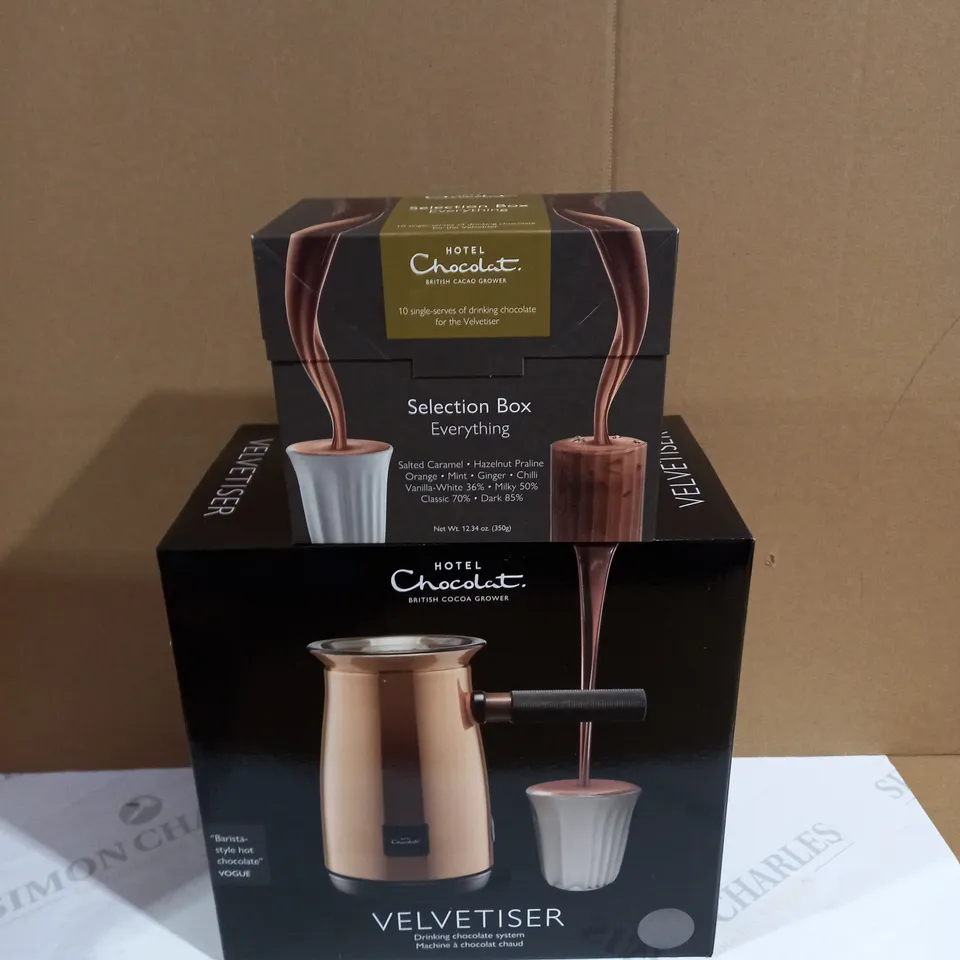 HOTEL CHOCOLAT FELVETISER DRINKING CHOCOLATE MACHINE  RRP £124.99