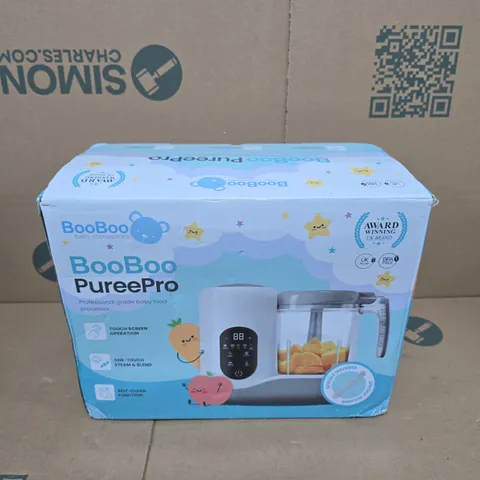 BOOBOO PUREPRO BABY FOOD PROCESSOR – BOXED