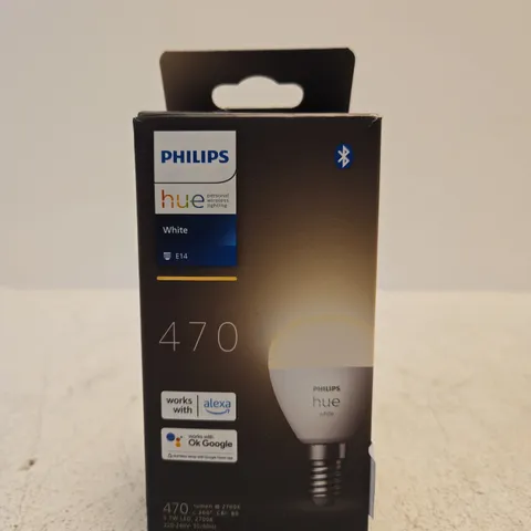 PHILIPS HUE WHITE E14 SMART LED BULB – BOXED