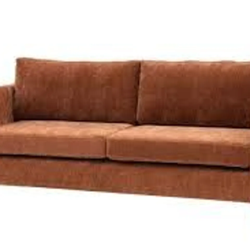 BOXED GATEFORD 3-SEATER SOFA IN DARK OCHRE - 1 BOX