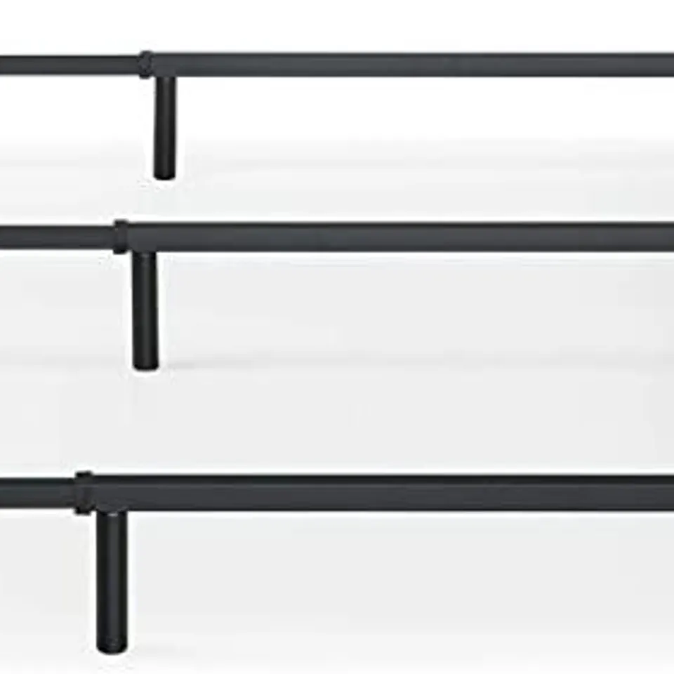 BOXED ZINUS AUSTIN WOOD AND METAL COMPACT BED FRAME , UNIVERSAL SINGLE/DOUBLE/KING