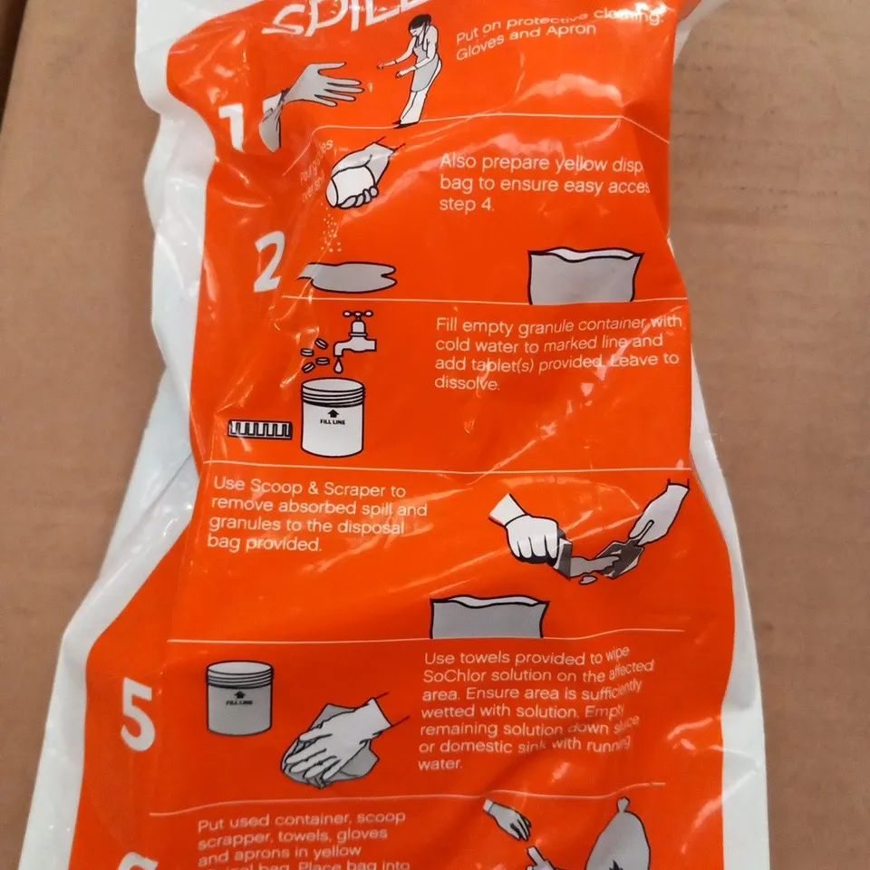 APPROXIMATELY 150 BIOHAZARD SPILL PACKS MJZ003