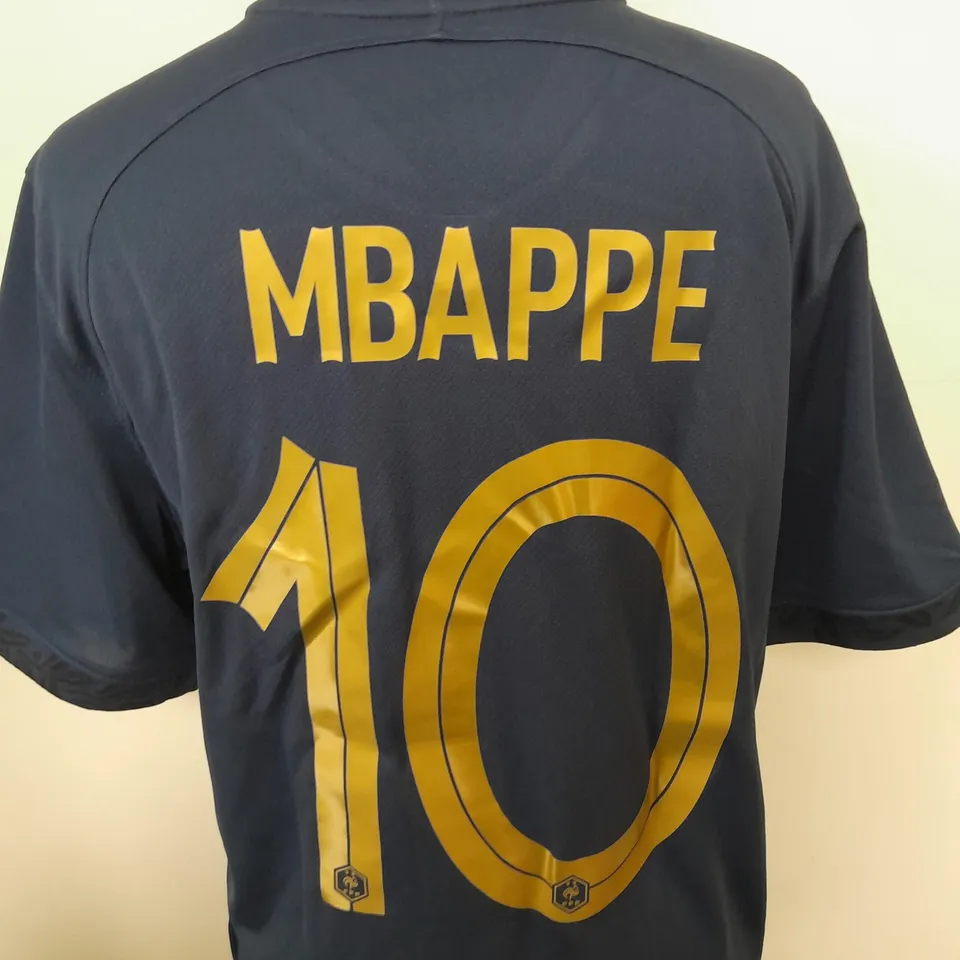 FRANCE FC HOME SHIRT WITH MBAPPE 10 SIZE M