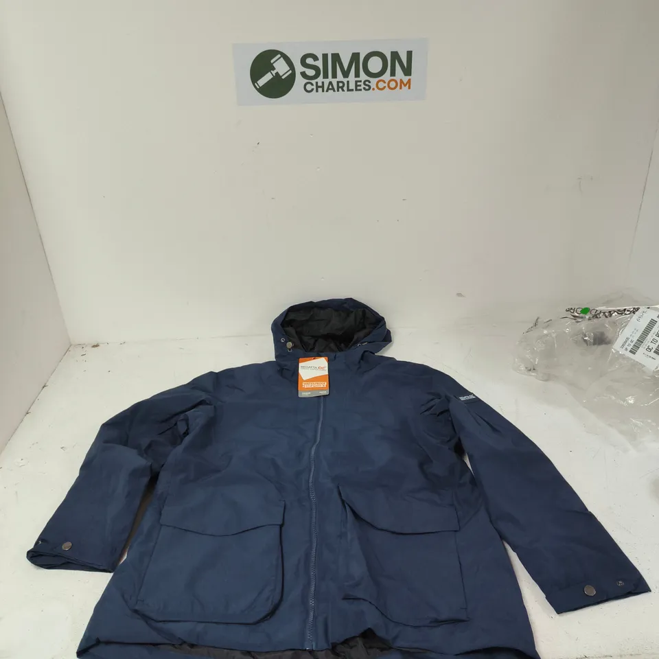 REGATTA GREAT OUTDOORS WOMEN'S HOODED JACKET – NAVY, UK 14 (EU 40)