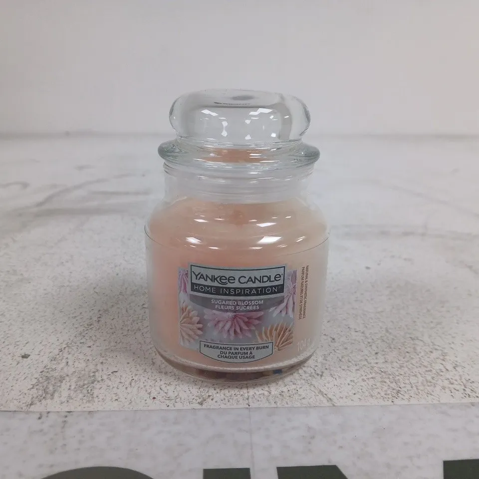 YANKEE CANDLE HOME INSPIRATION SUGARED BLOSSOM JAR CANDLE