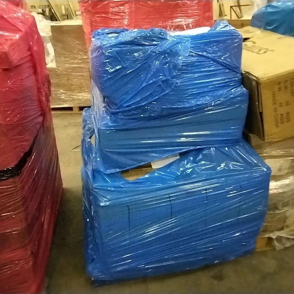 PALLET OF ASSORTED ITEMS INCLUDING MATAPOURI WHITE METAL LOCKER, BRAVING, EMALL LIFE