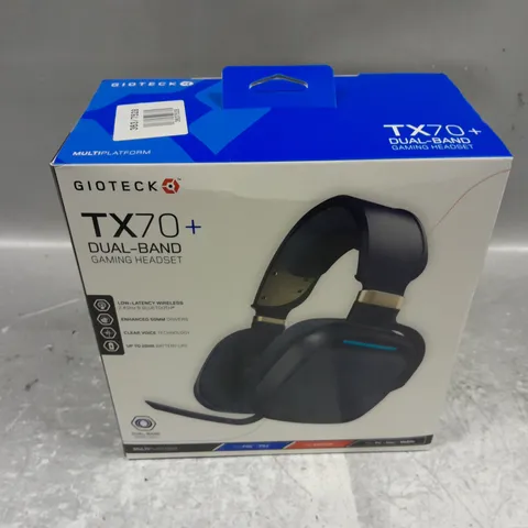 BOXED GIOTECK TX-70 PRO WIRELESS BT STEREO GAMING HEADSET