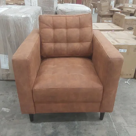 QUALITY DESIGNER UPHOLSTERED ARMCHAIR