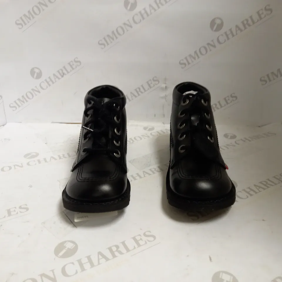 KICKERS HI Y CORE BLACK - SIZE 36 