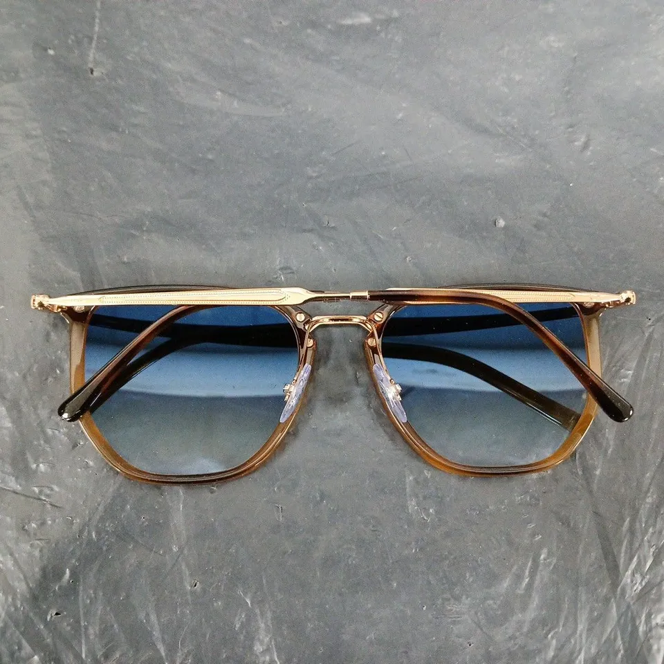 RAY BAN 0RB4451 IRREGULAR SUNGLASSES - BROWN