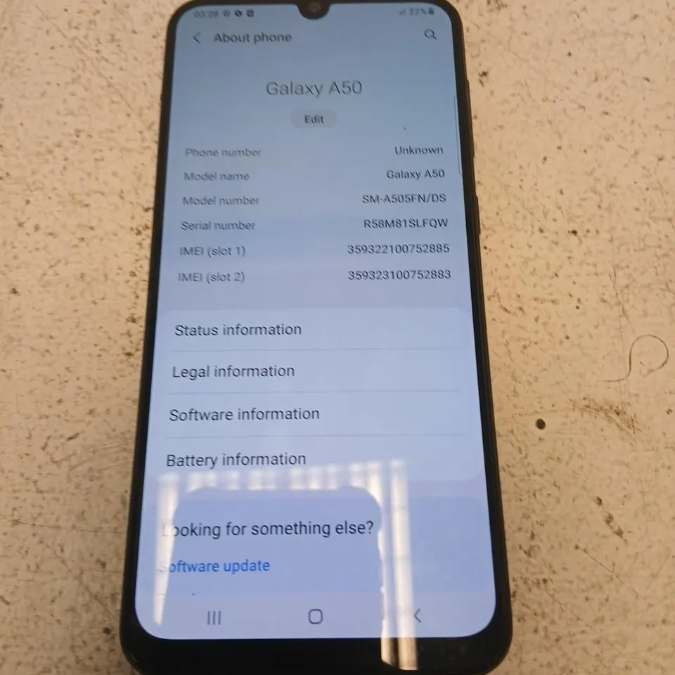 SAMSUNG GALAXY A50 64GB SMARTPHONE – RAINBOW/PRISM FINISH