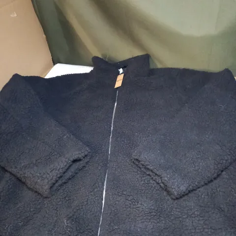 MAN PLUS BORG FUNNEL NECK JACKET SIZE 5XL