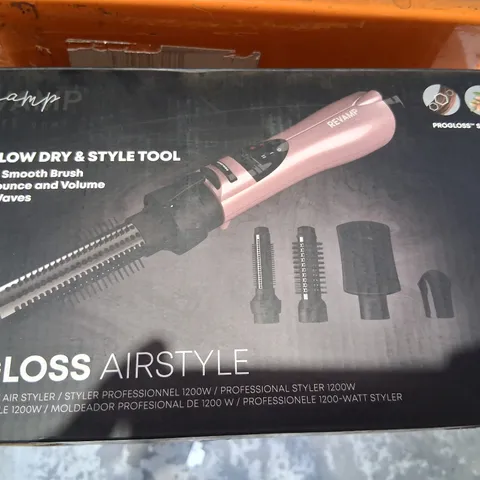 BOXED REVAMP PROFESSIONAL 2 IN 1 BLOW DRY AND STYLE TOOL PROGLOSS AIRSTYLE