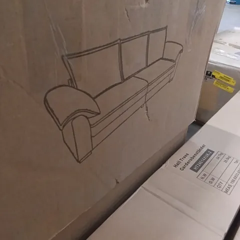 BOXED SELF ASSEMBLY SMALL SOFA