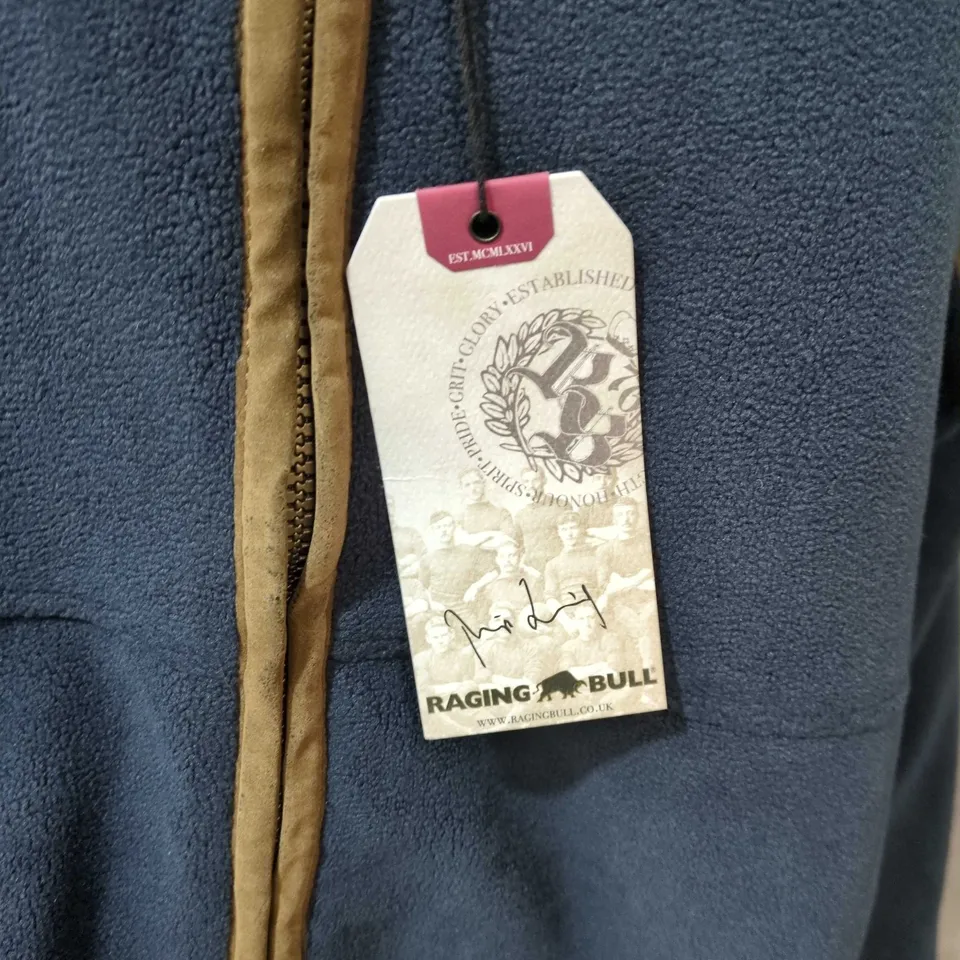 RAGING BULL FLEECE GILET IN NAVY SIZE 3XL