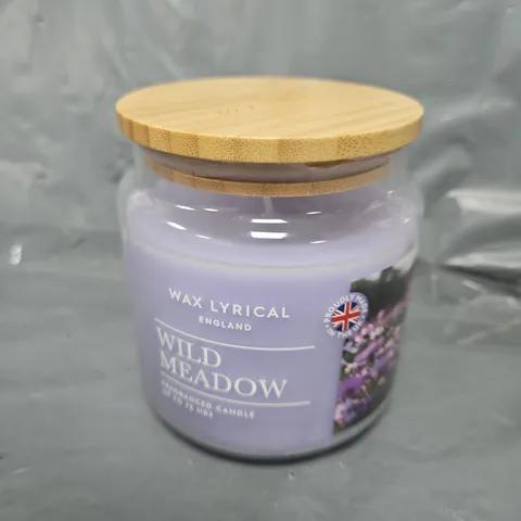 4 WAX LYRICAL WILD MEADOW FRAGRANCED CANDLES (4X335G) - COLLECTION ONLY