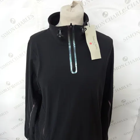 SWEATY BETTY ZERO GRAVITY RUN HALF ZIP JACKET SIZE M