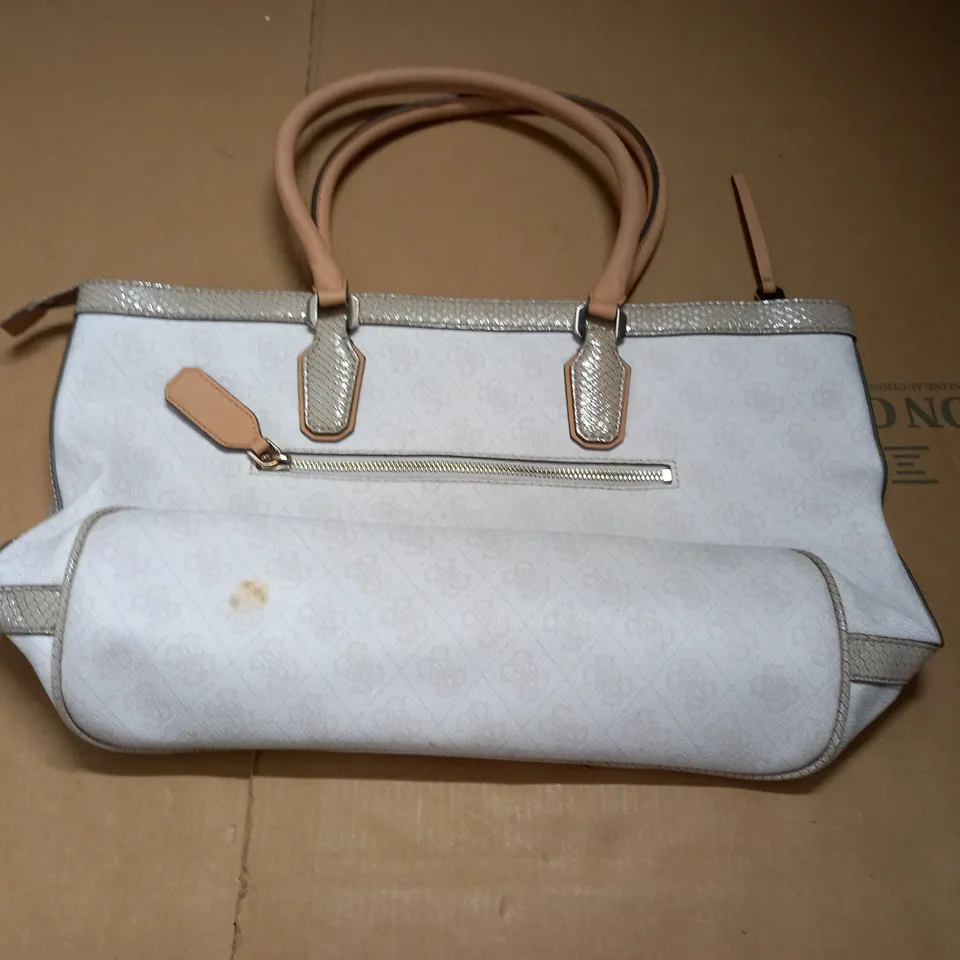 GUESS SNAKE TRIM STYLE HANDBAG