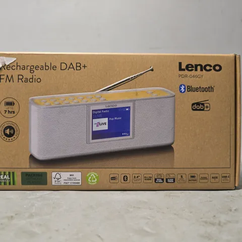 BOXED LENCO DAB+ RM RADIO