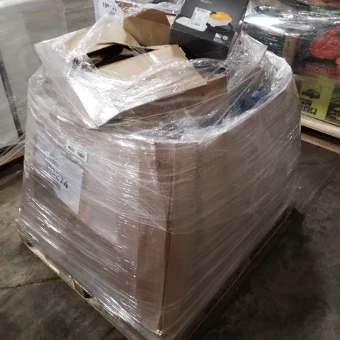 PALLET OF APPROXIMATELY 63 ASSORTED HOUSEHOLD & ELECTRICITY PRODUCTS INCLUDING 