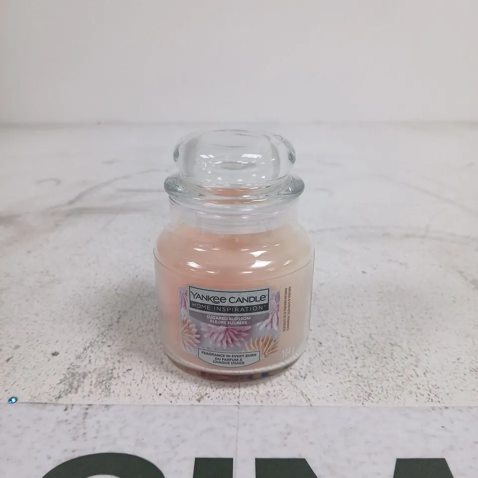 YANKEE CANDLE HOME INSPIRATION SUGARED BLOSSOM JAR CANDLE