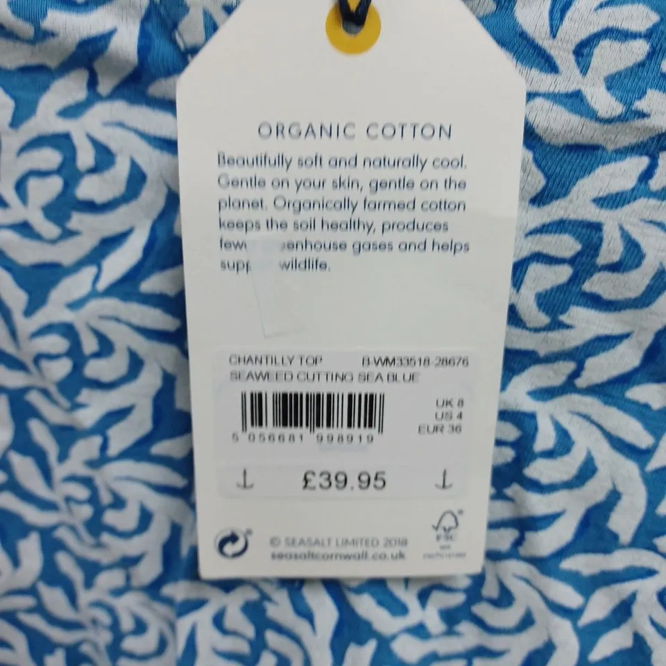 SEASALT CORNWALL CHANTILLY TOP - UK 8