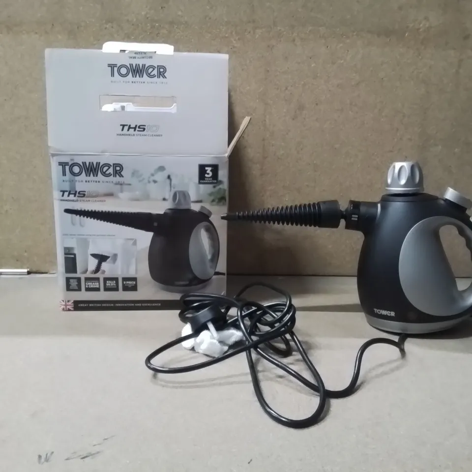 BOXED TOWER THS10 HANDHELD STEAM CLEANER