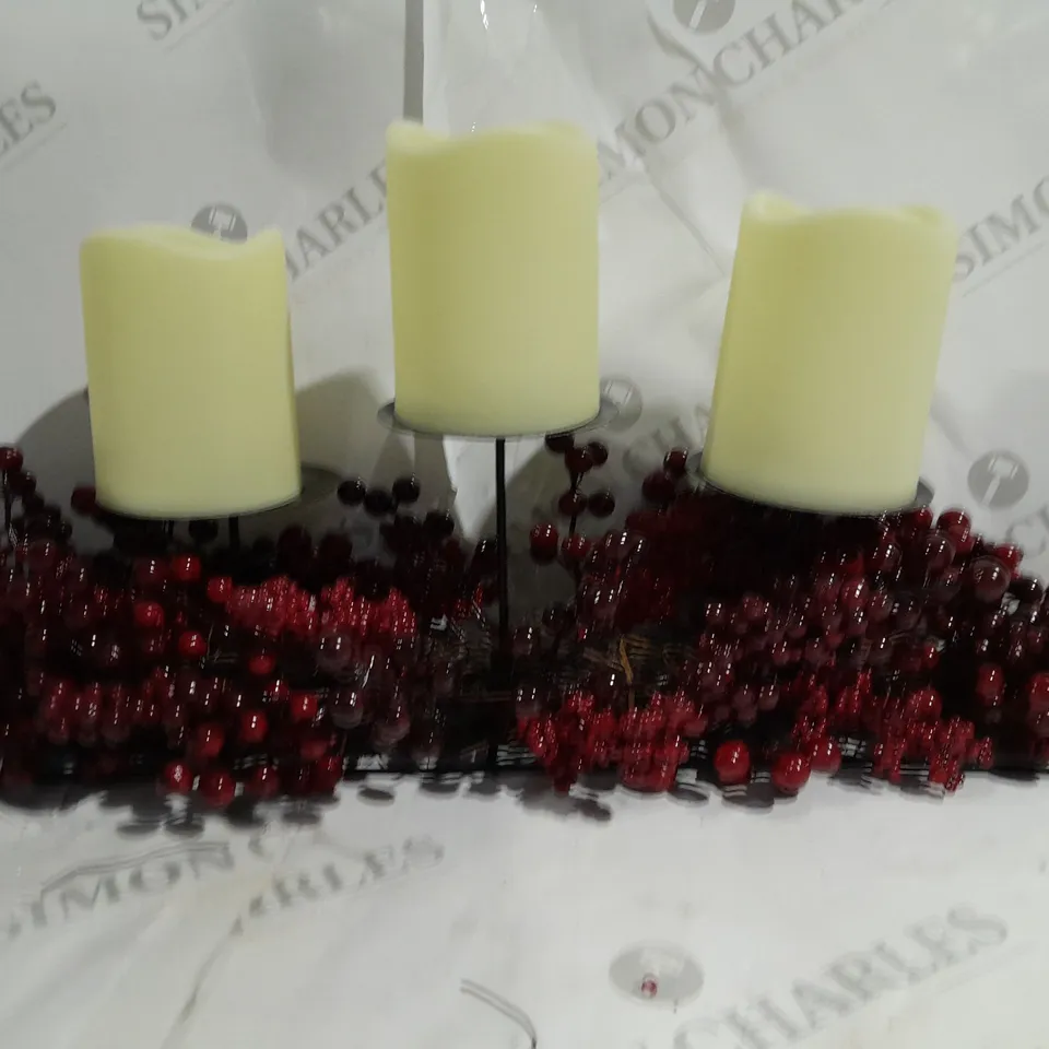 BOXED MIXED BERRY CANDLE HOLDER 