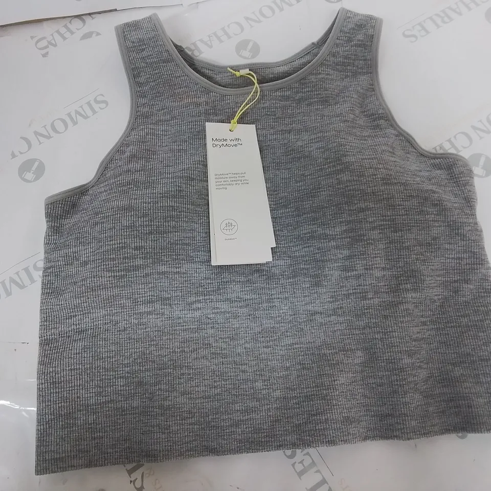 H&M MOVE GREY TRAINING TOP - EUR L