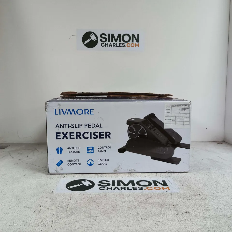 LIVMORE ANTI-SLIP PEDAL EXERCISER – BOXED