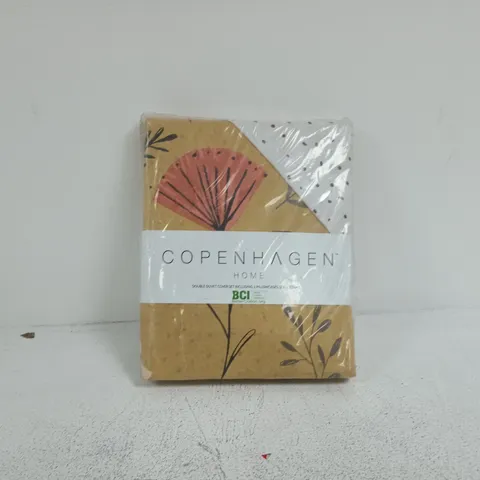 COPENHAGEN HOME DOUBLE DUVET COVER SET WITH 2 PILLOWS