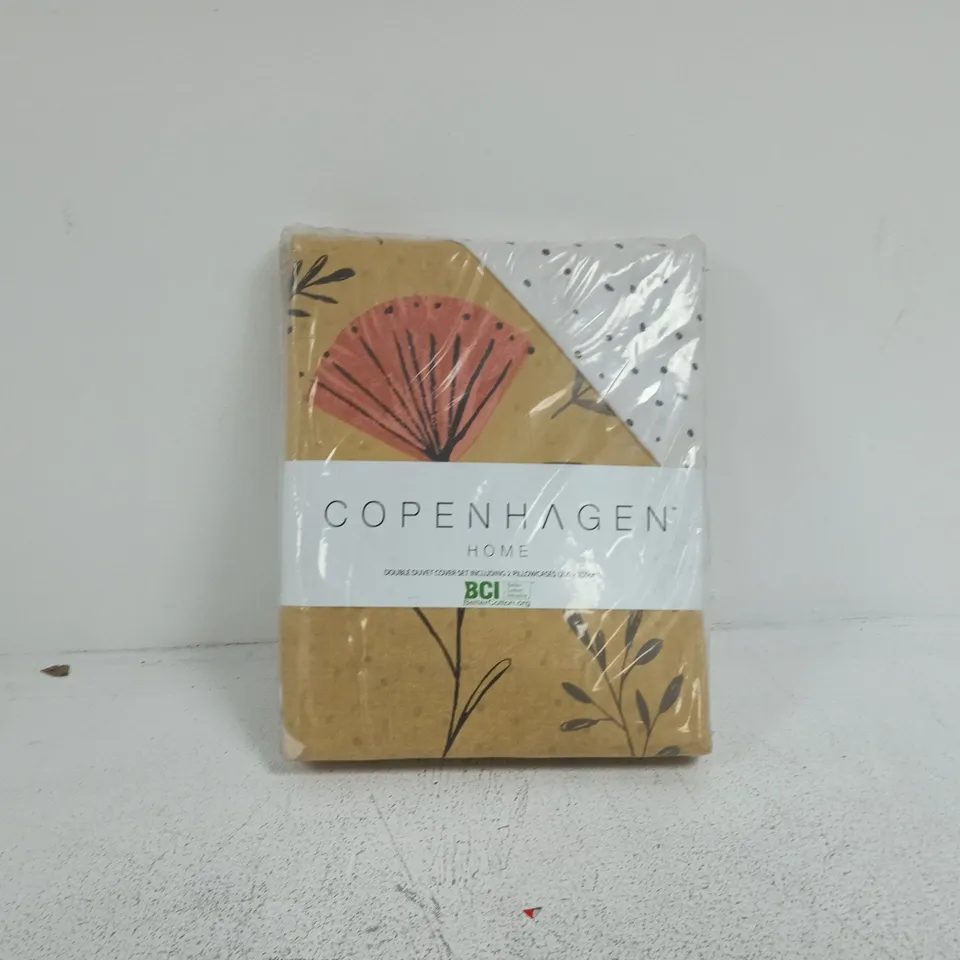 COPENHAGEN HOME DOUBLE DUVET COVER SET WITH 2 PILLOWS