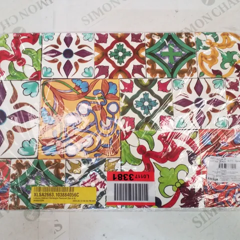 LISBONA ABSTRACT RECTANGLE PLACEMAT (SET OF 6)