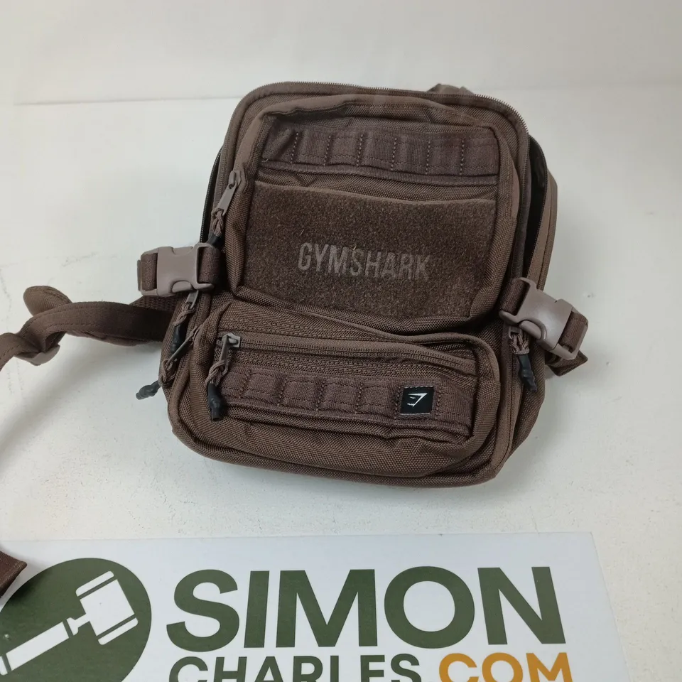 GYMSHARK SLING BAG - BROWN 