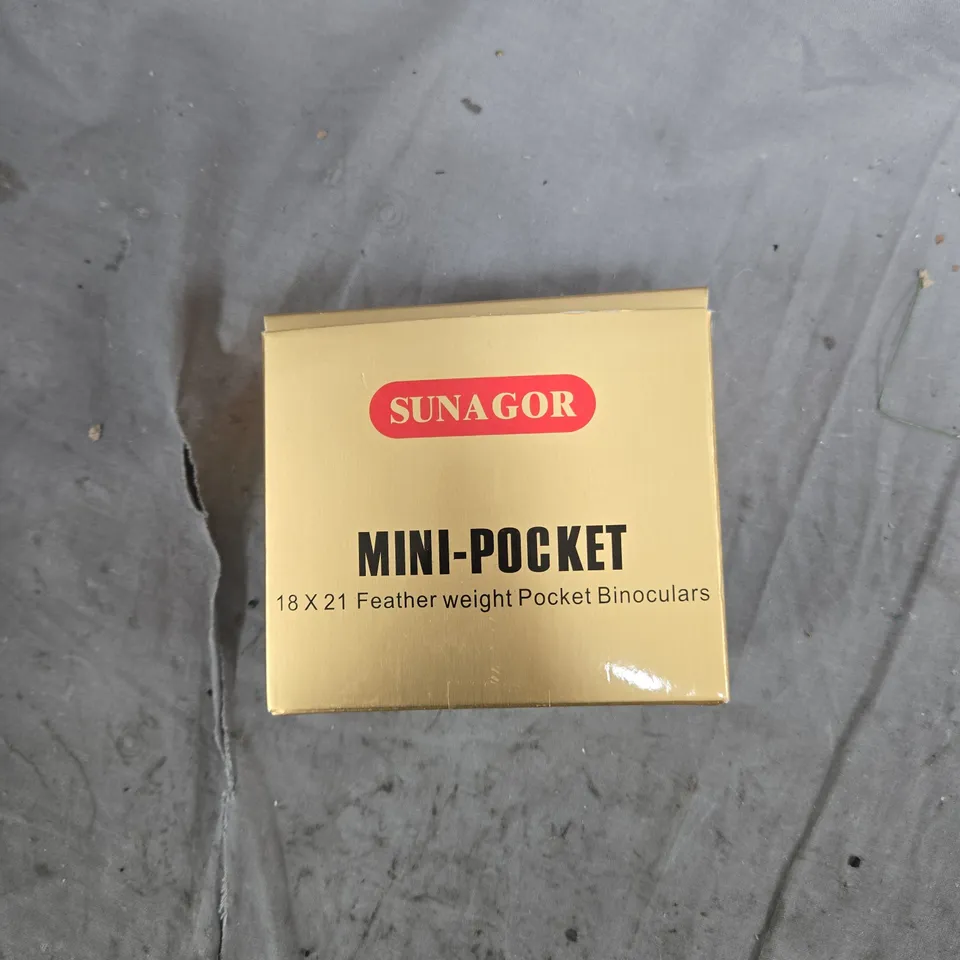 SUNAGOR MINI-POCKET 18X21 FEATHERWEIGHT POCKET BINOCULARS