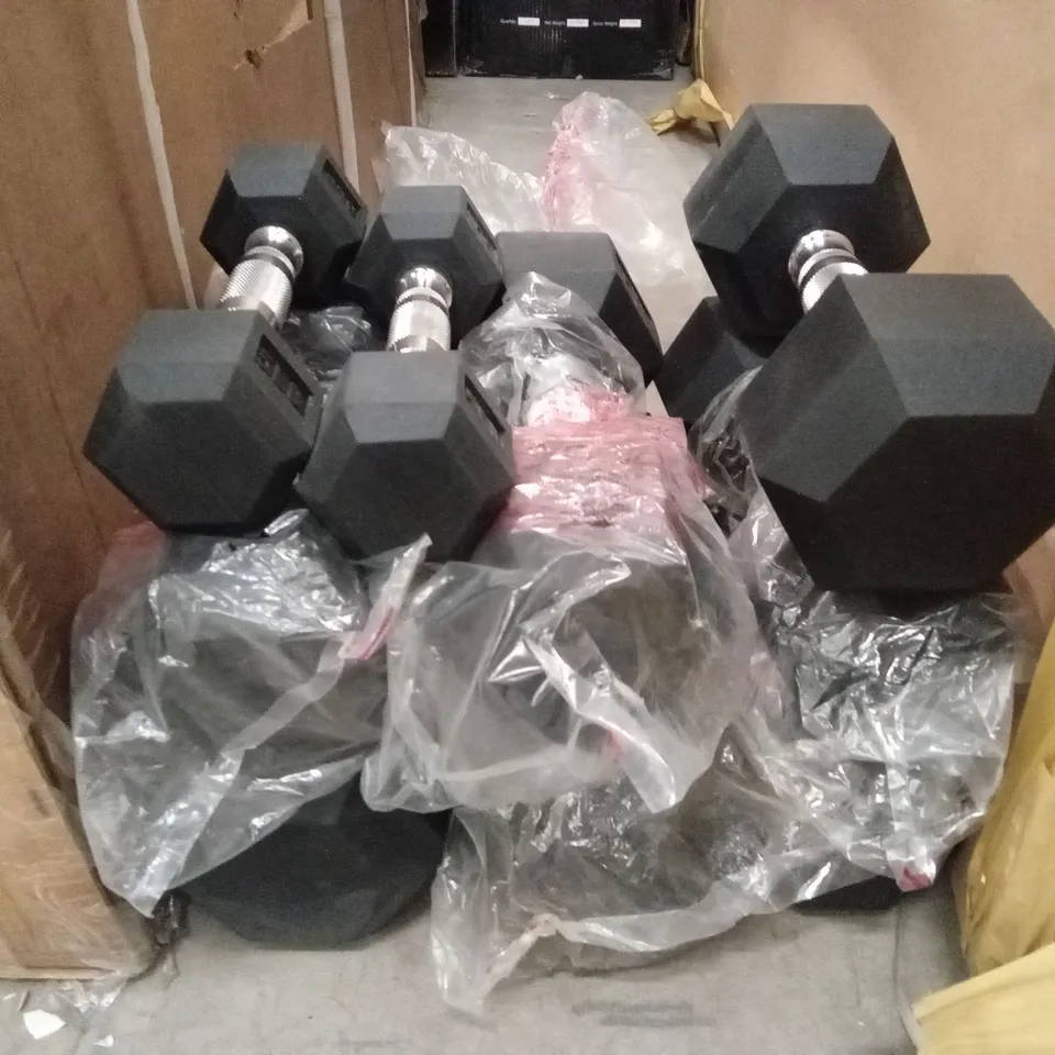 MARCY DUMBBELL SET, MIXED WEIGHTS 