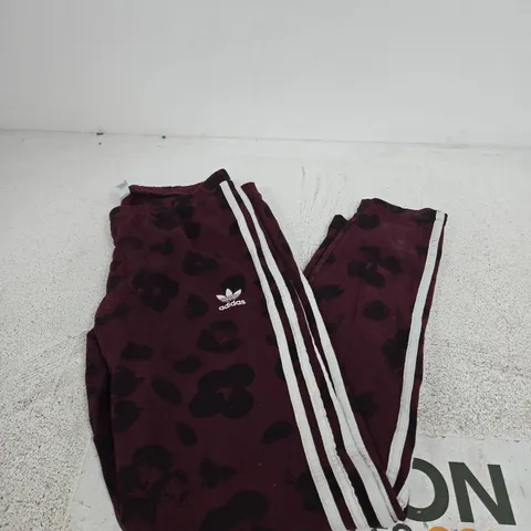 ADIDAS LEOPARD PRINT PANTS - SIZE 18